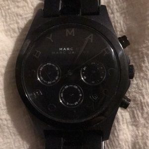 Marc by Marc Jacobs Henry Black Aluminum Watch